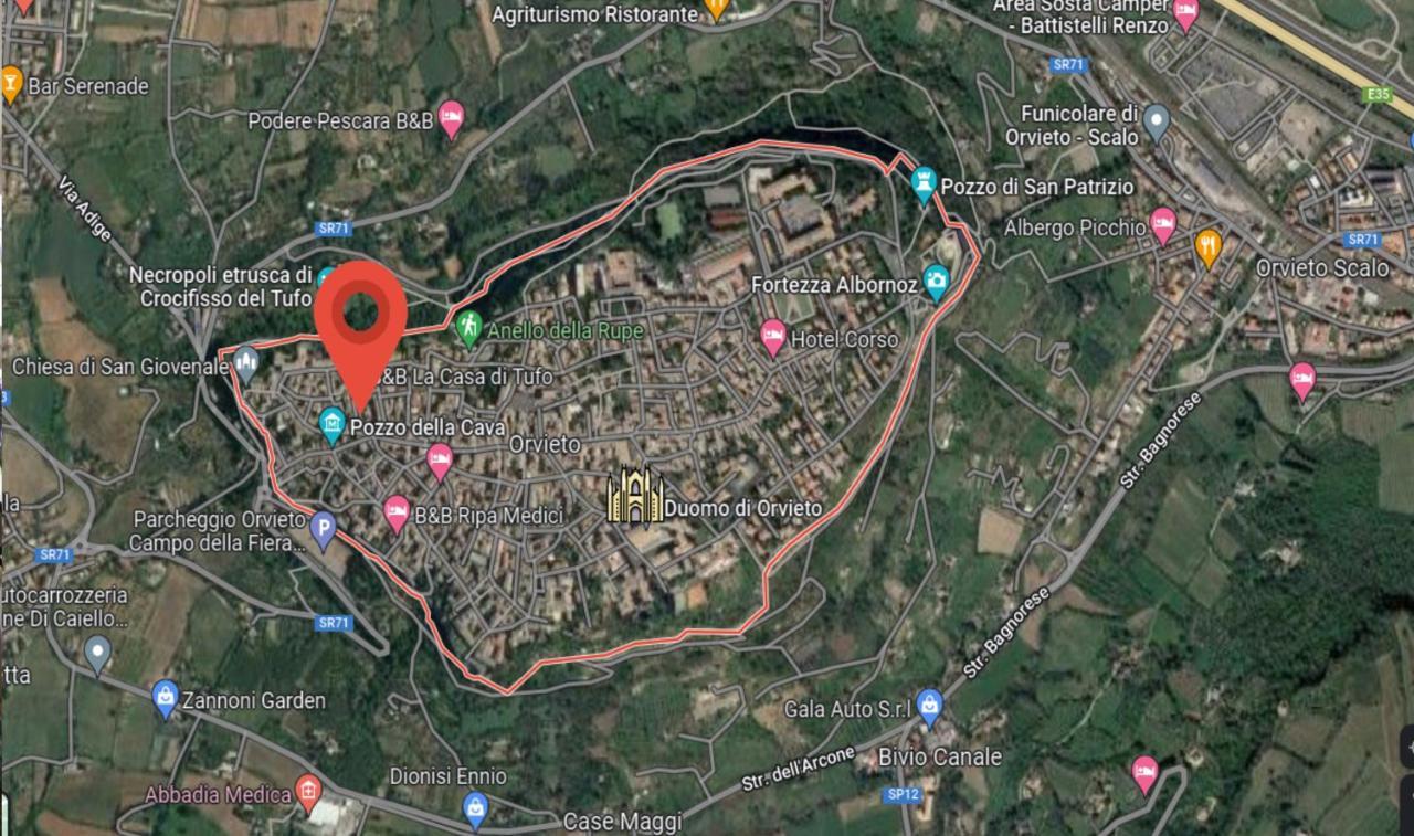 Stanza Con Bagno Privato Orvieto Centro Storico, Aria Condizionata Netflix Vicino Al Pozzo Della Cava-Affittacamere "Carvajal Rooms" Luaran gambar